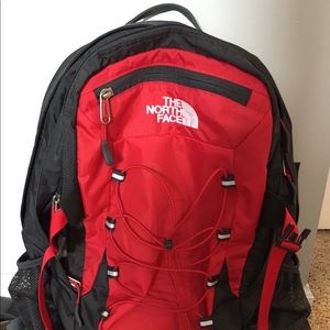 Grey and Red NorthFace ‘Borealis’ backpack